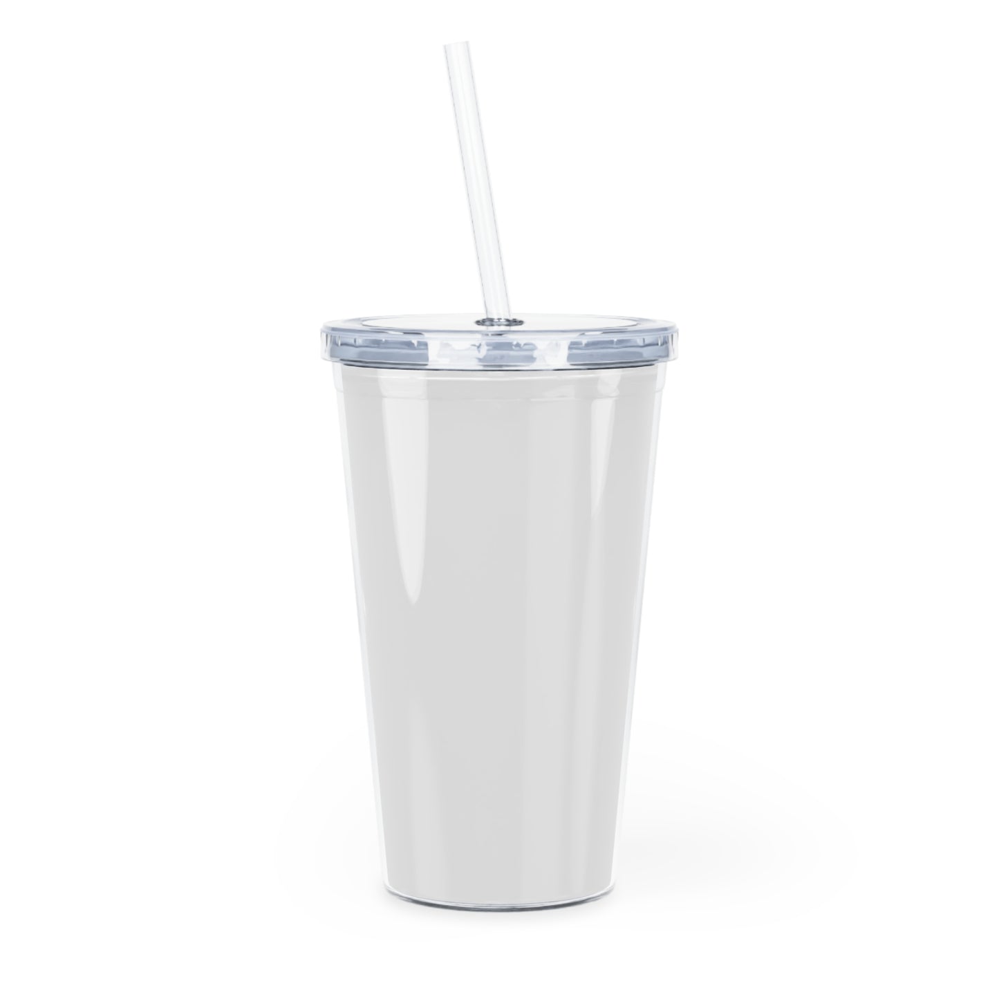 Cheetah Logo - 'SOFT & CO.' Plastic Tumbler with Straw