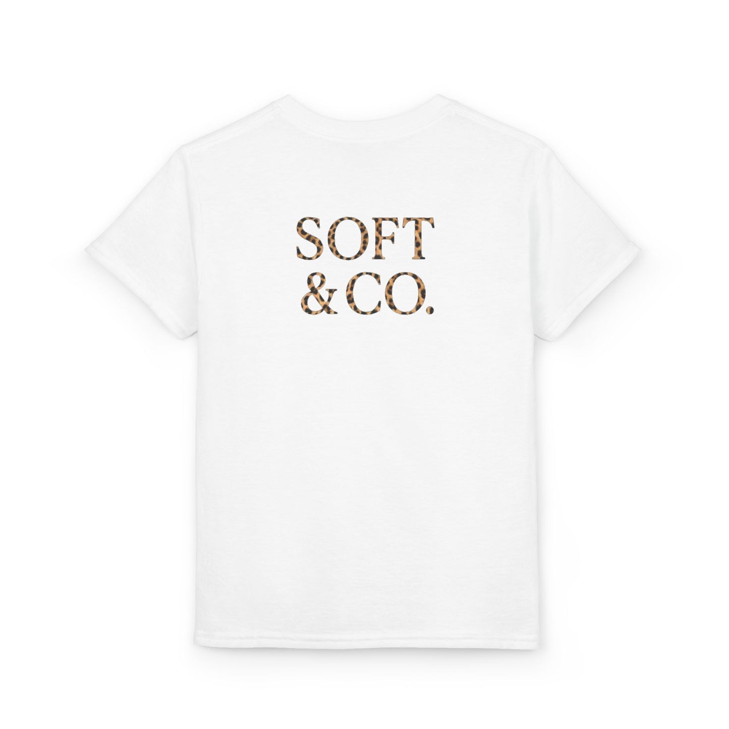 Cheetah Logo - Soft & Co. Youth T‑Shirt — Classic Logo DryBlend Tee
