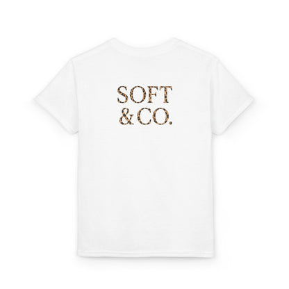 Cheetah Logo - Soft & Co. Youth T‑Shirt — Classic Logo DryBlend Tee