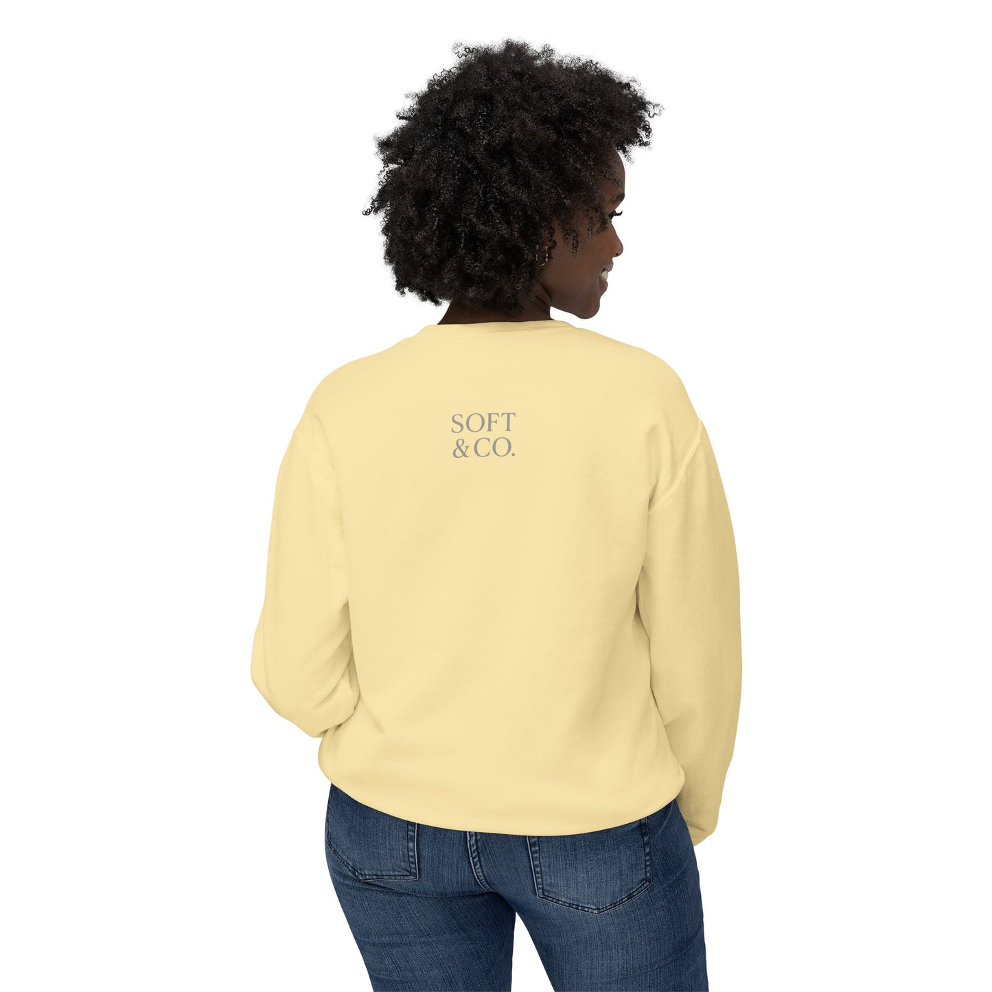 'Because I can.' Minimalist Crewneck Sweatshirt — Lightweight Casual Pullover
