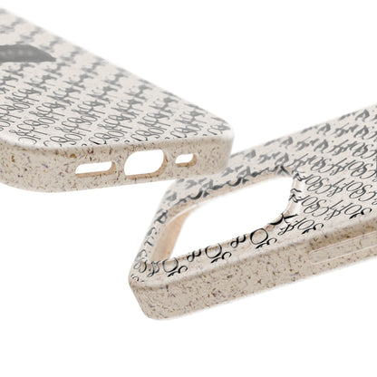 Biodegradable Phone Case — Eco-Friendly 'SOFT & CO.' Monogram Protective Cover