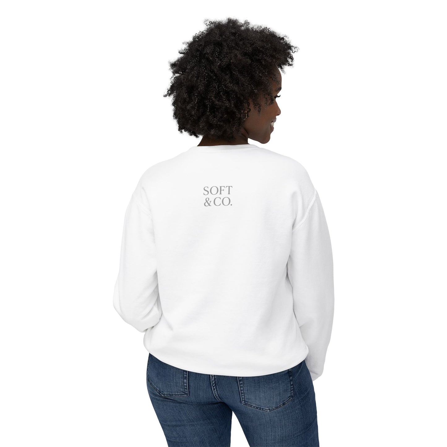 'Because I can.' Minimalist Crewneck Sweatshirt — Lightweight Casual Pullover