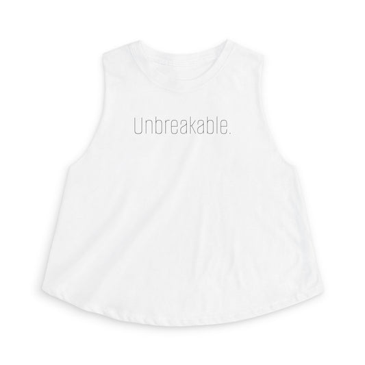 "Unbreakable." - Mindset Collection Crop Top