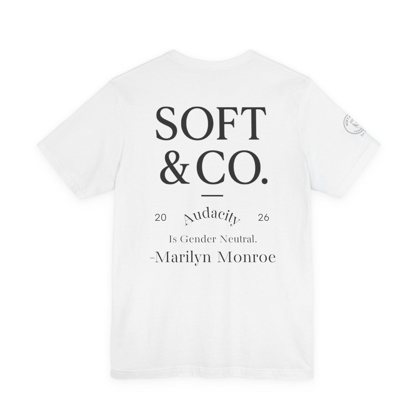 'Audacity' Vintage Collegiate Tee — Soft & Co. Alumni-Style T-Shirt