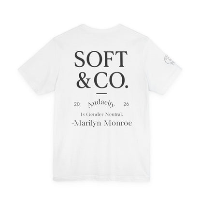 'Audacity' Vintage Collegiate Tee — Soft & Co. Alumni-Style T-Shirt