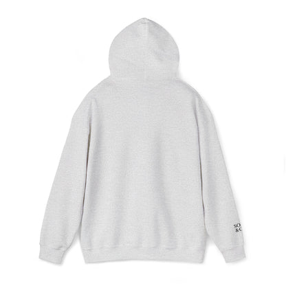 'Unbreakable.' Light Embroidered Minimalist Hoodie — Subtle Text Chest & Sleeve