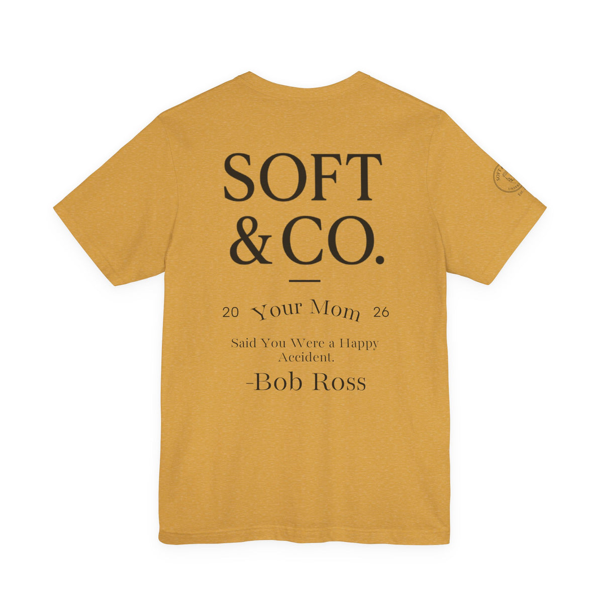 'Your Mom' Vintage Collegiate Tee — Soft & Co. Alumni-Style T-Shirt
