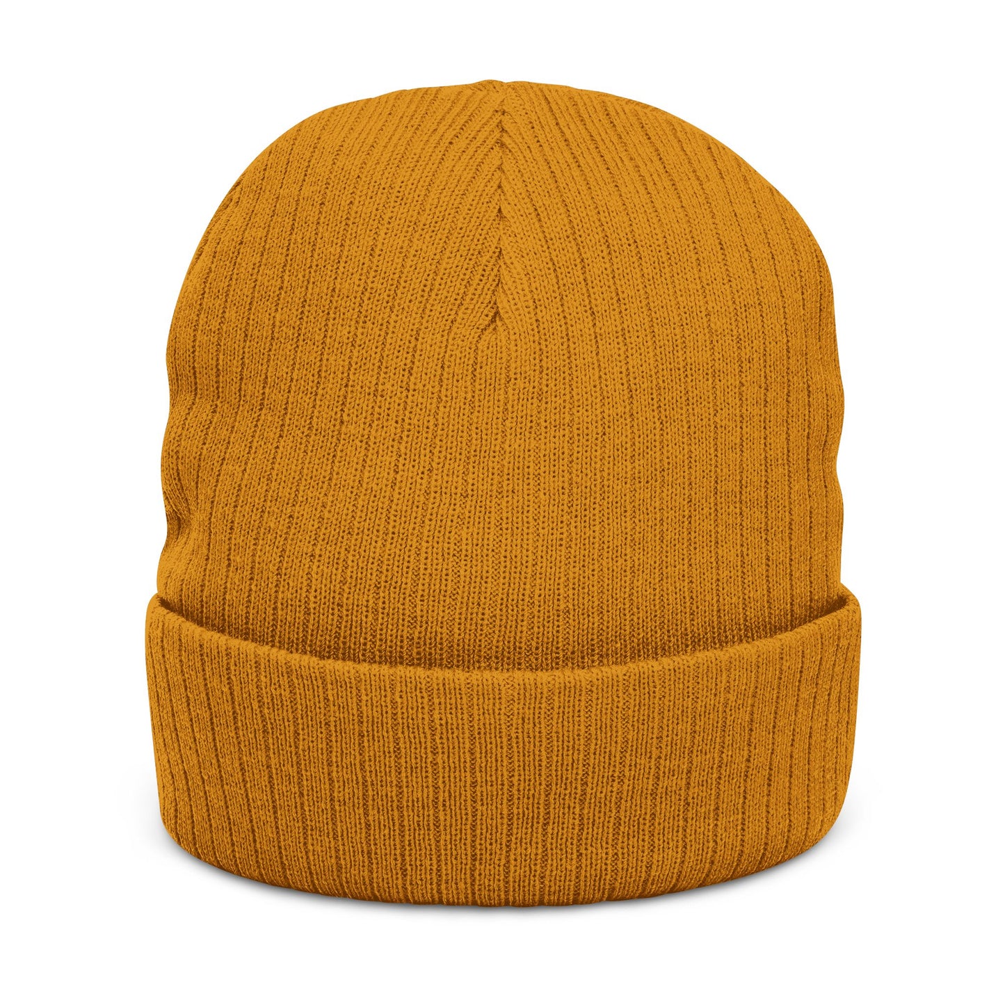 'Unbreakable' Embroidered Ribbed Knit Beanie