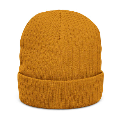 'Unbreakable' Embroidered Ribbed Knit Beanie