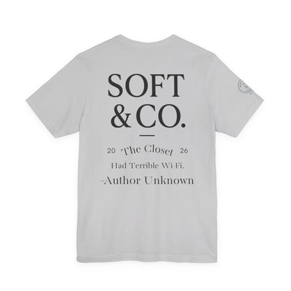 'The Closet' Vintage Collegiate Tee — Soft & Co. Alumni-Style T-Shirt