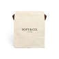 Canvas Lunch Bag with Strap — Insulated Portable Tote for Work, School & Travel