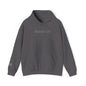 'Because I Can' Dark Embroidered Minimalist Hoodie