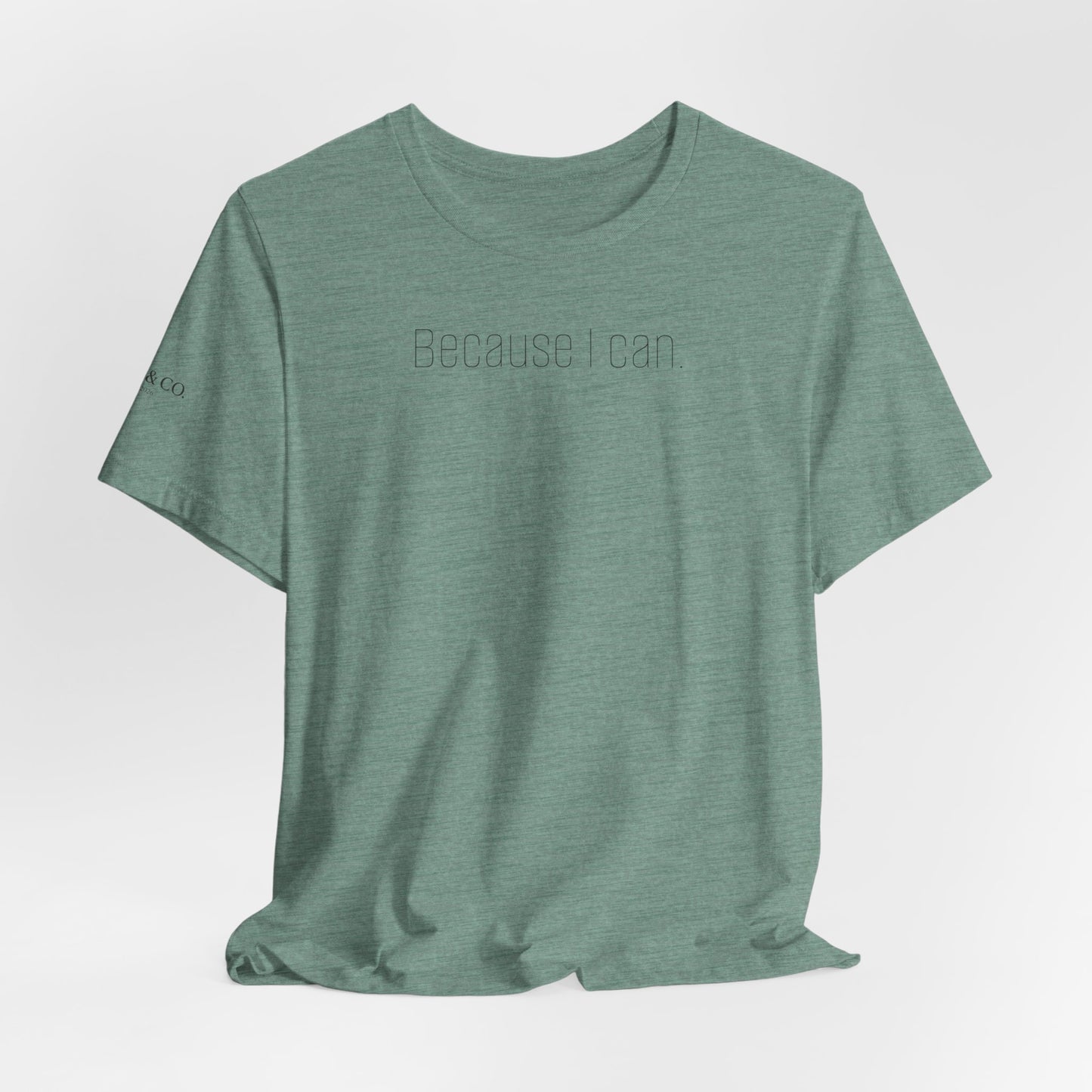 Because I Can Tee — The Mindset Collection