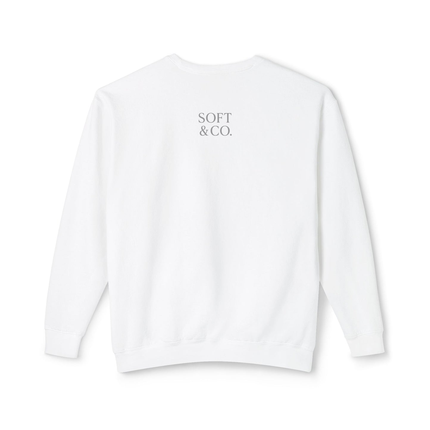 'Because I can.' Minimalist Crewneck Sweatshirt — Lightweight Casual Pullover