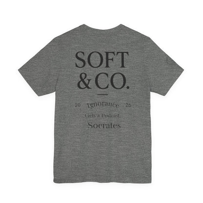 'Ignorance' Vintage Collegiate Tee — Soft & Co. Alumni-Style T-Shirt