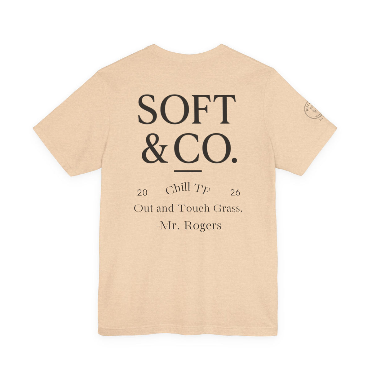 'Chill TF Out' Vintage Collegiate Tee — Soft & Co. Alumni-Style T-Shirt