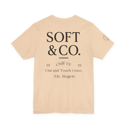 'Chill TF Out' Vintage Collegiate Tee — Soft & Co. Alumni-Style T-Shirt