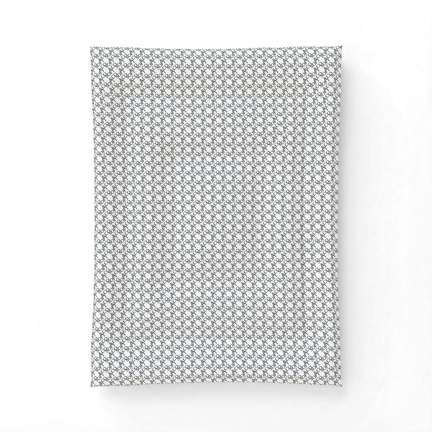 Grey Floral Cotton Comforter — Lightweight Patterned Bedspread