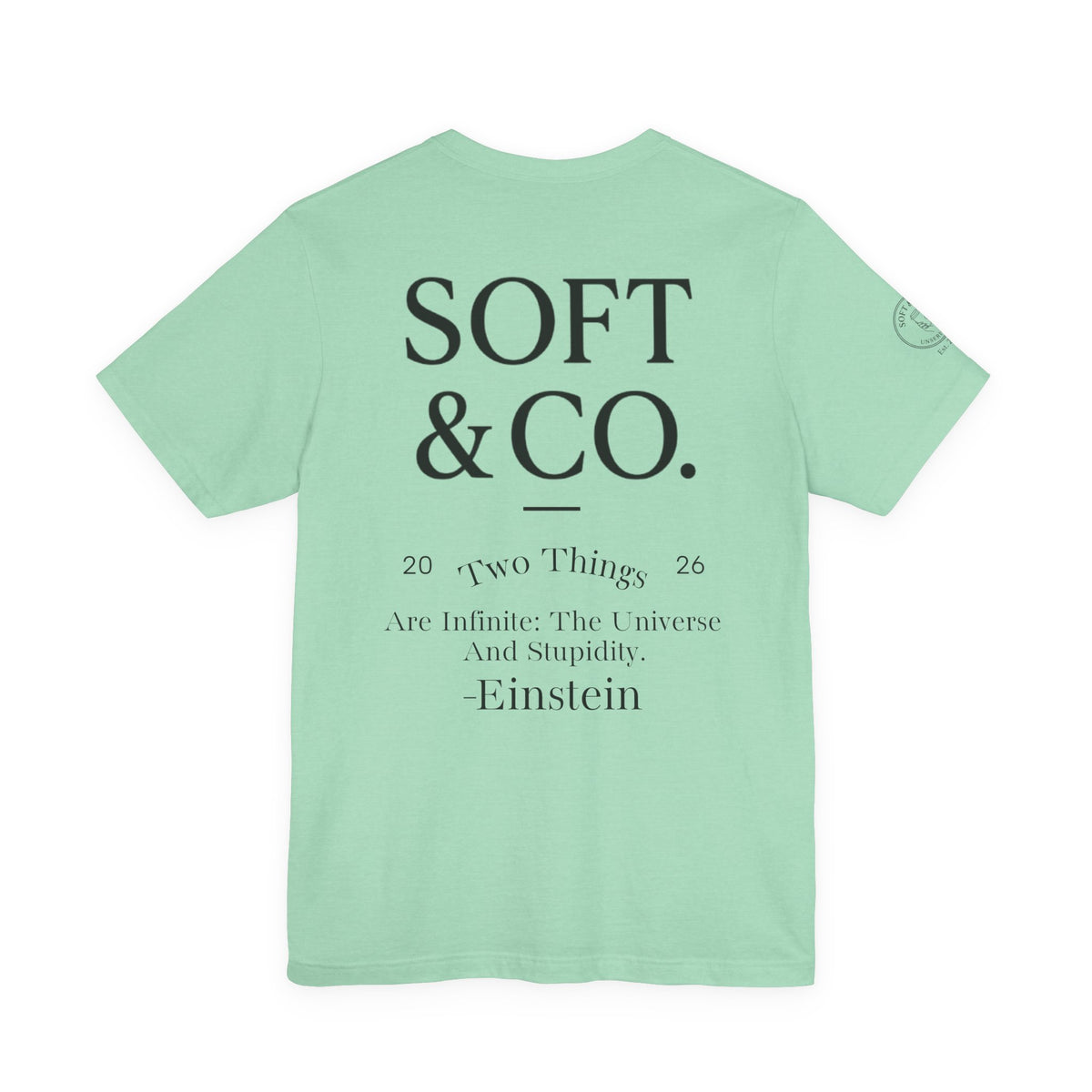 'Two Things' Vintage Collegiate Tee — Soft & Co. Alumni-Style T-Shirt