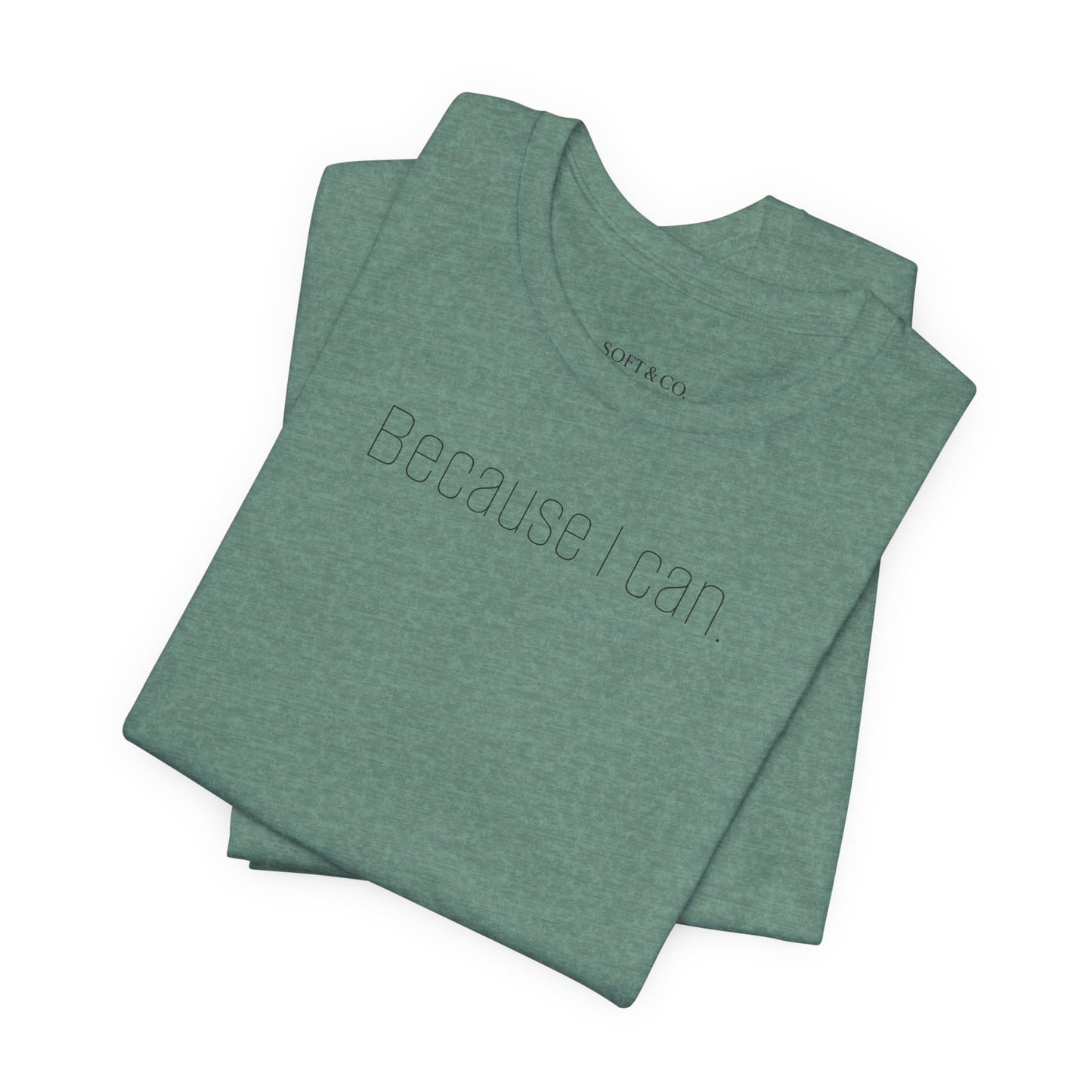 Because I Can Tee — The Mindset Collection