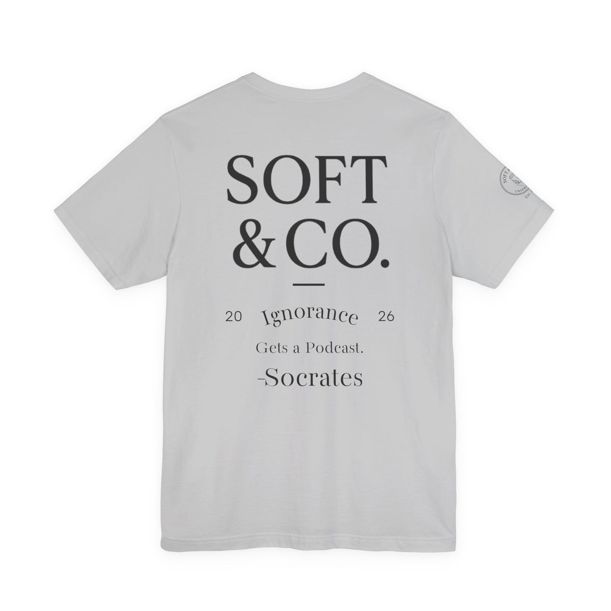 'Ignorance' Vintage Collegiate Tee — Soft & Co. Alumni-Style T-Shirt