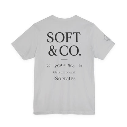 'Ignorance' Vintage Collegiate Tee — Soft & Co. Alumni-Style T-Shirt