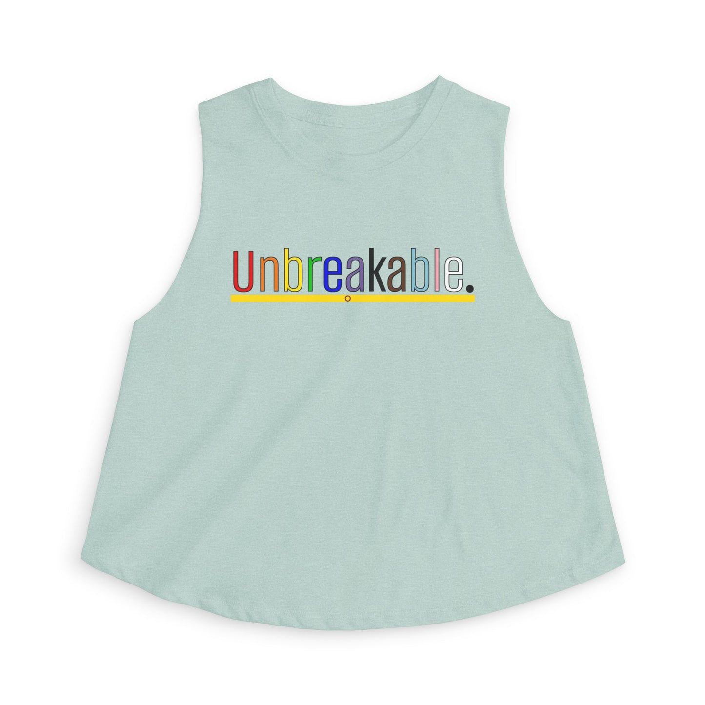 Pride "Unbreakable." Mindset Crop Top