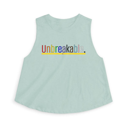 Pride "Unbreakable." Mindset Crop Top