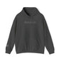 'Because I Can' Dark Embroidered Minimalist Hoodie