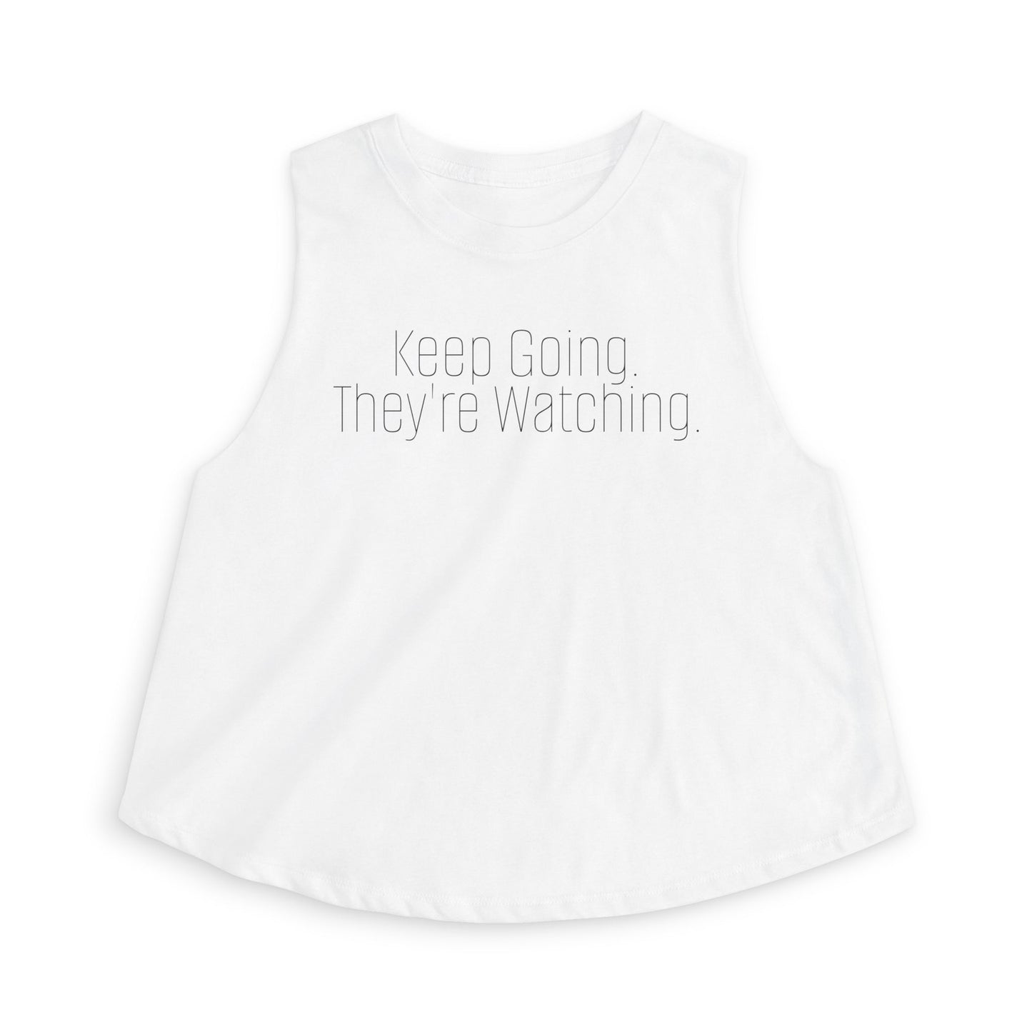 "Keep Going." - Mindset Collection Crop Top
