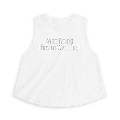 "Keep Going." - Mindset Collection Crop Top