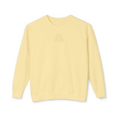 'Out of Office Mode' Minimalist Crewneck Sweatshirt — Lightweight Casual Pullover