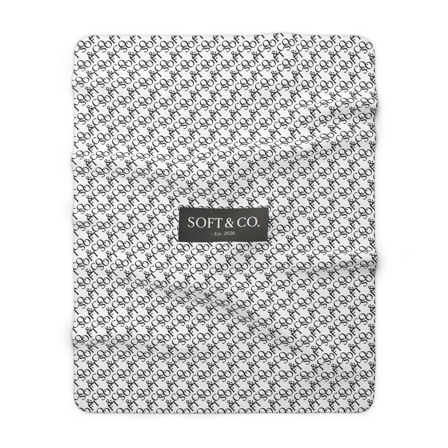 Logo Soft & Co. - Sherpa Fleece Blanket