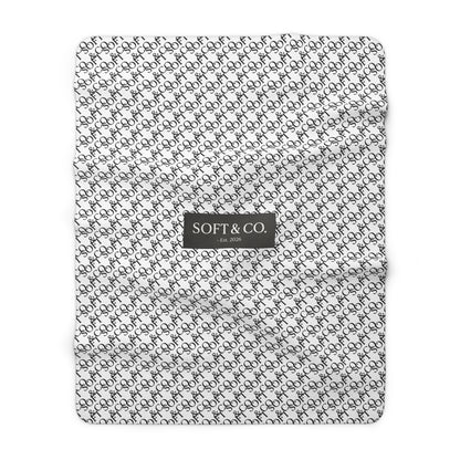 Logo Soft & Co. - Sherpa Fleece Blanket