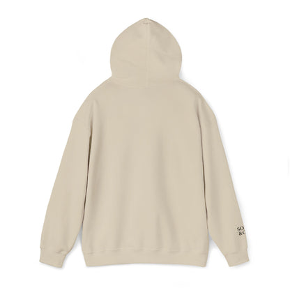 'Unbreakable.' Light Embroidered Minimalist Hoodie — Subtle Text Chest & Sleeve