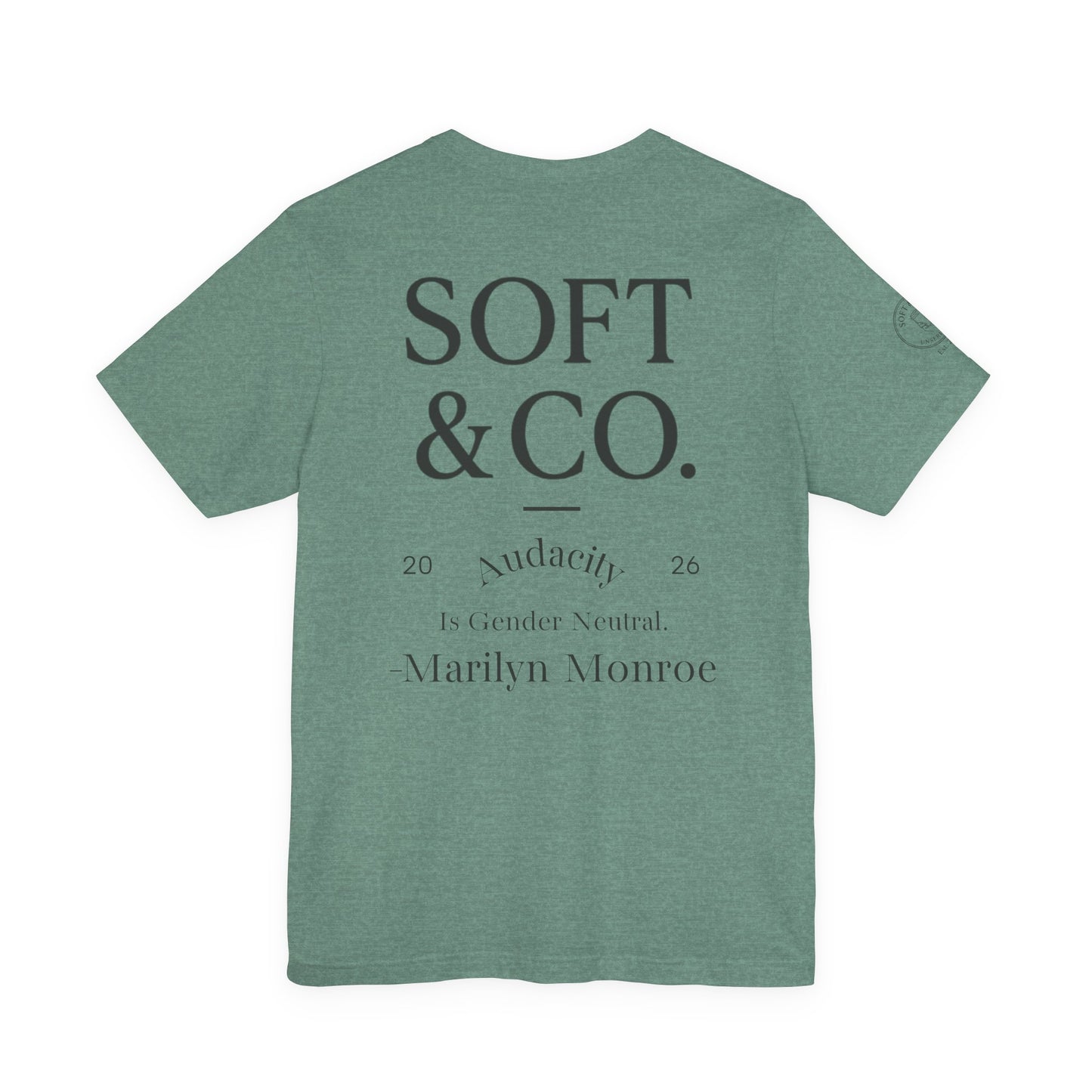 'Audacity' Vintage Collegiate Tee — Soft & Co. Alumni-Style T-Shirt