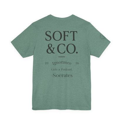 'Ignorance' Vintage Collegiate Tee — Soft & Co. Alumni-Style T-Shirt