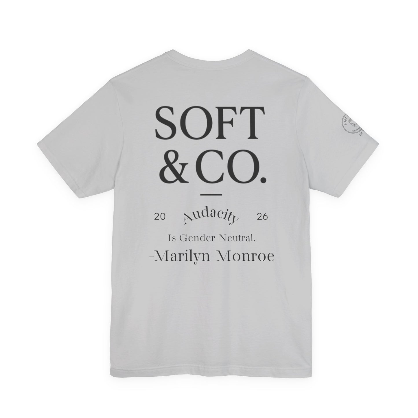 'Audacity' Vintage Collegiate Tee — Soft & Co. Alumni-Style T-Shirt