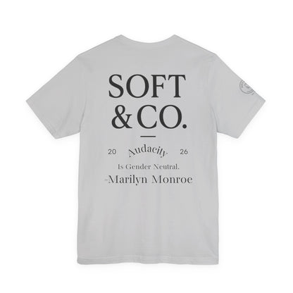 'Audacity' Vintage Collegiate Tee — Soft & Co. Alumni-Style T-Shirt