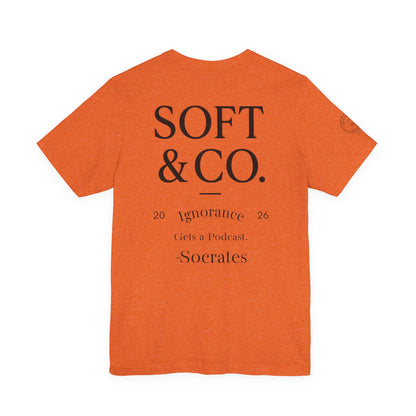 'Ignorance' Vintage Collegiate Tee — Soft & Co. Alumni-Style T-Shirt