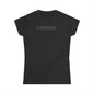 'Unbreakable.' — Women's White Minimalist Graphic Tee