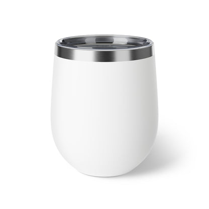 12oz Insulated Wine Tumbler — Copper Vacuum Stemless Cup (Soft & Co. Logo)