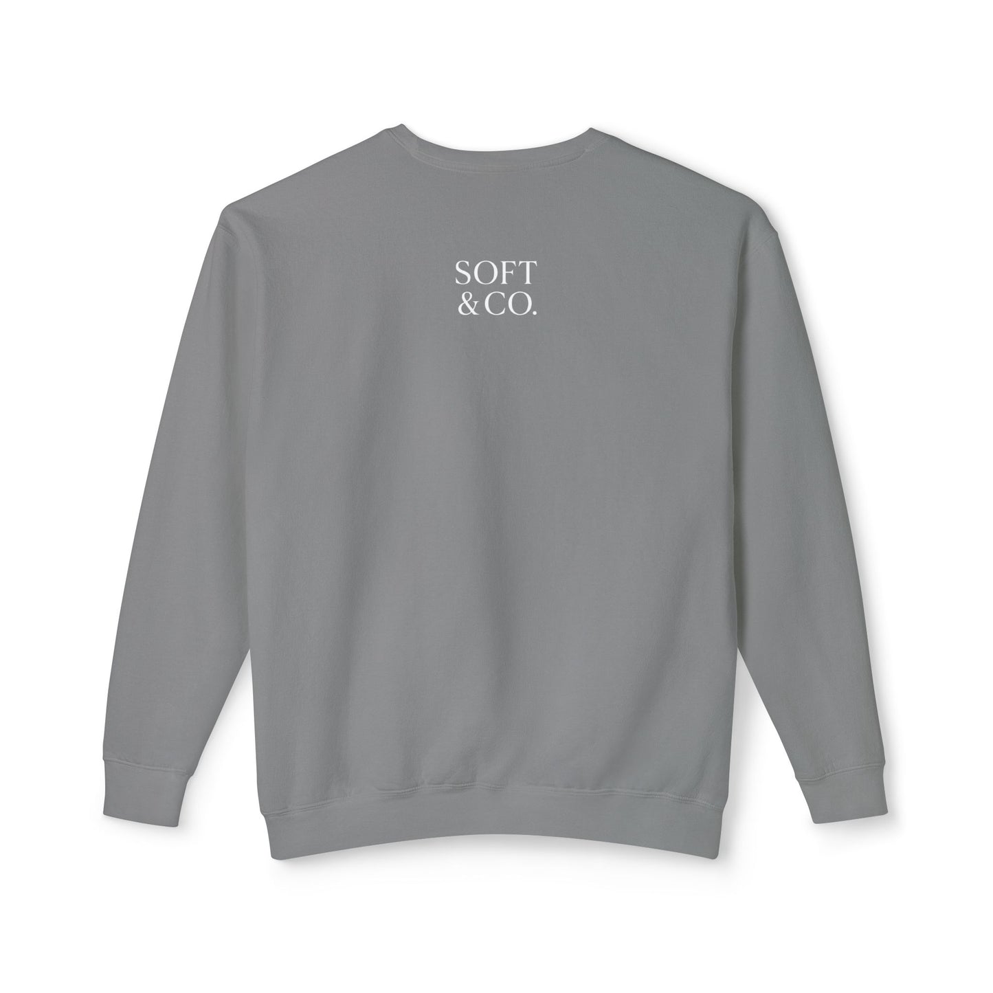 'Because I can.' Minimalist Crewneck Sweatshirt — Lightweight Casual Pullover