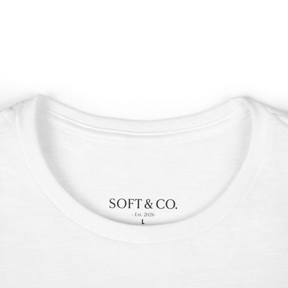 'Because I Can.' — Women's White Minimalist Graphic Tee
