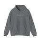 'Because I Can' Dark Embroidered Minimalist Hoodie