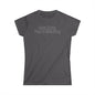 'Keep Going.' — Women's White Minimalist Graphic Tee