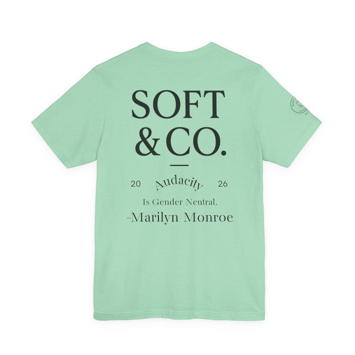 'Audacity' Vintage Collegiate Tee — Soft & Co. Alumni-Style T-Shirt