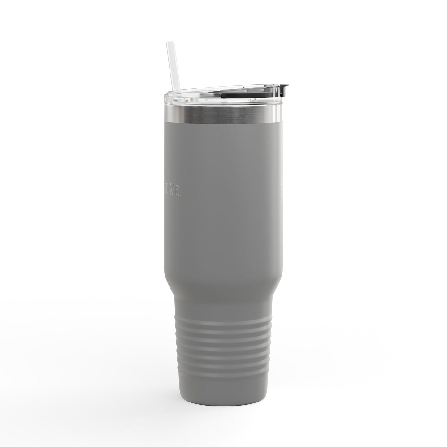 'Talk Nerdy to Me.' 40oz Insulated Travel Mug — Soft & Co. Stainless Tumbler with Straw