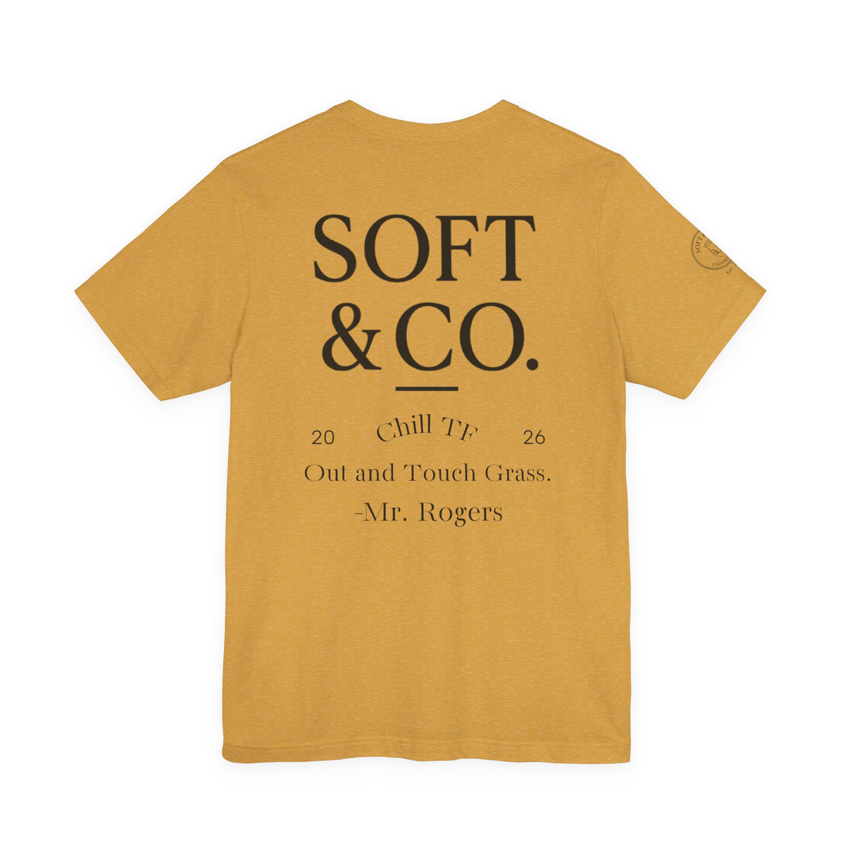'Chill TF Out' Vintage Collegiate Tee — Soft & Co. Alumni-Style T-Shirt