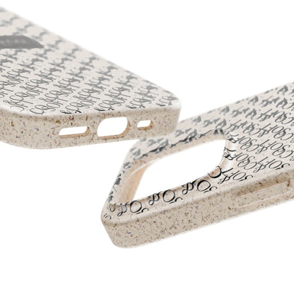 Biodegradable Phone Case — Eco-Friendly 'SOFT & CO.' Monogram Protective Cover